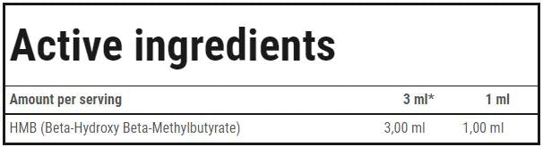HMB Flüssigkeit - 100 ml