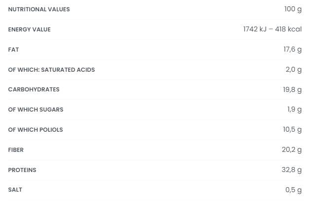 Hoher Proteinsnack | Haselnuss 55 Gramm