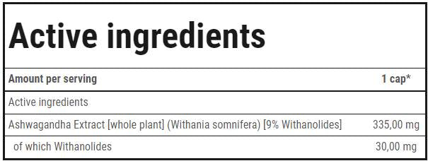 Ashwagandha max 335 mg - 60 Kapseln