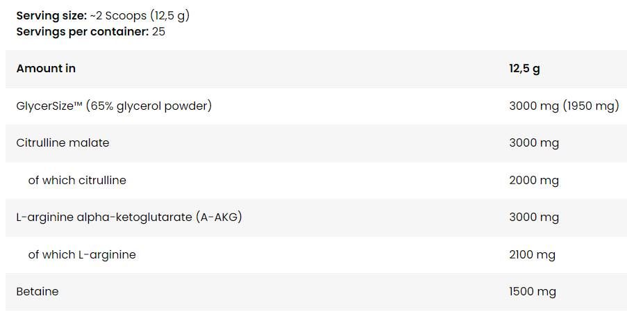 Anabolic auf der Bühnenpumpe | Stimfreie Vorbereitungsformel-313 Gramm