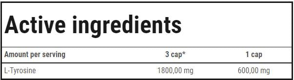Tyrosin 600 - 60 Kapseln