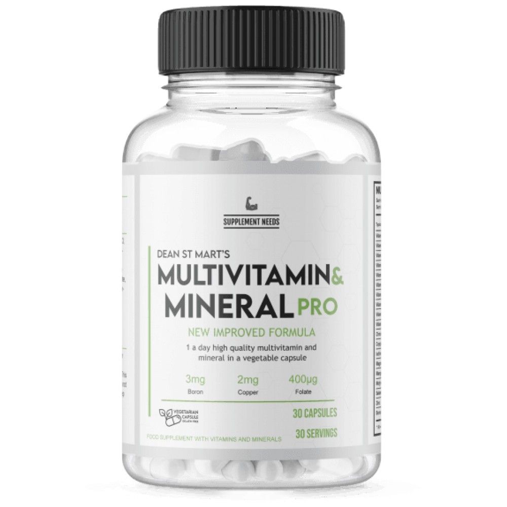 Multi Vitamin und Mineral+ - 30 Kapseln