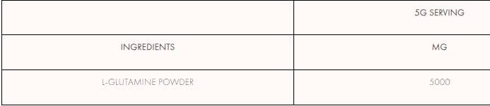 Glutaminpulver - 500 Gramm