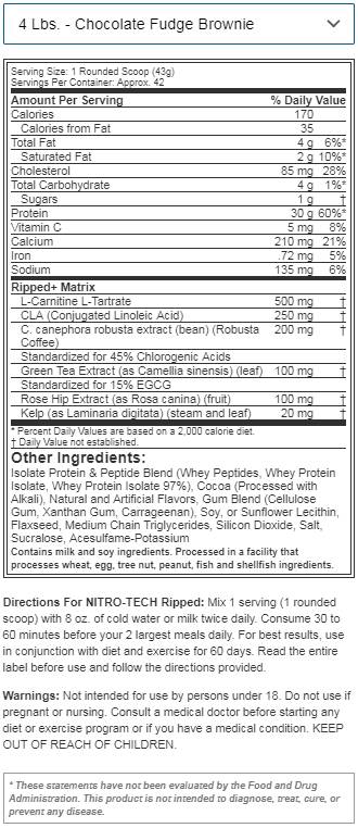 Nitro Tech / Riss - 1810 Gramm
