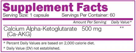 Calcium -AKG 500 mg - 60 Kapseln