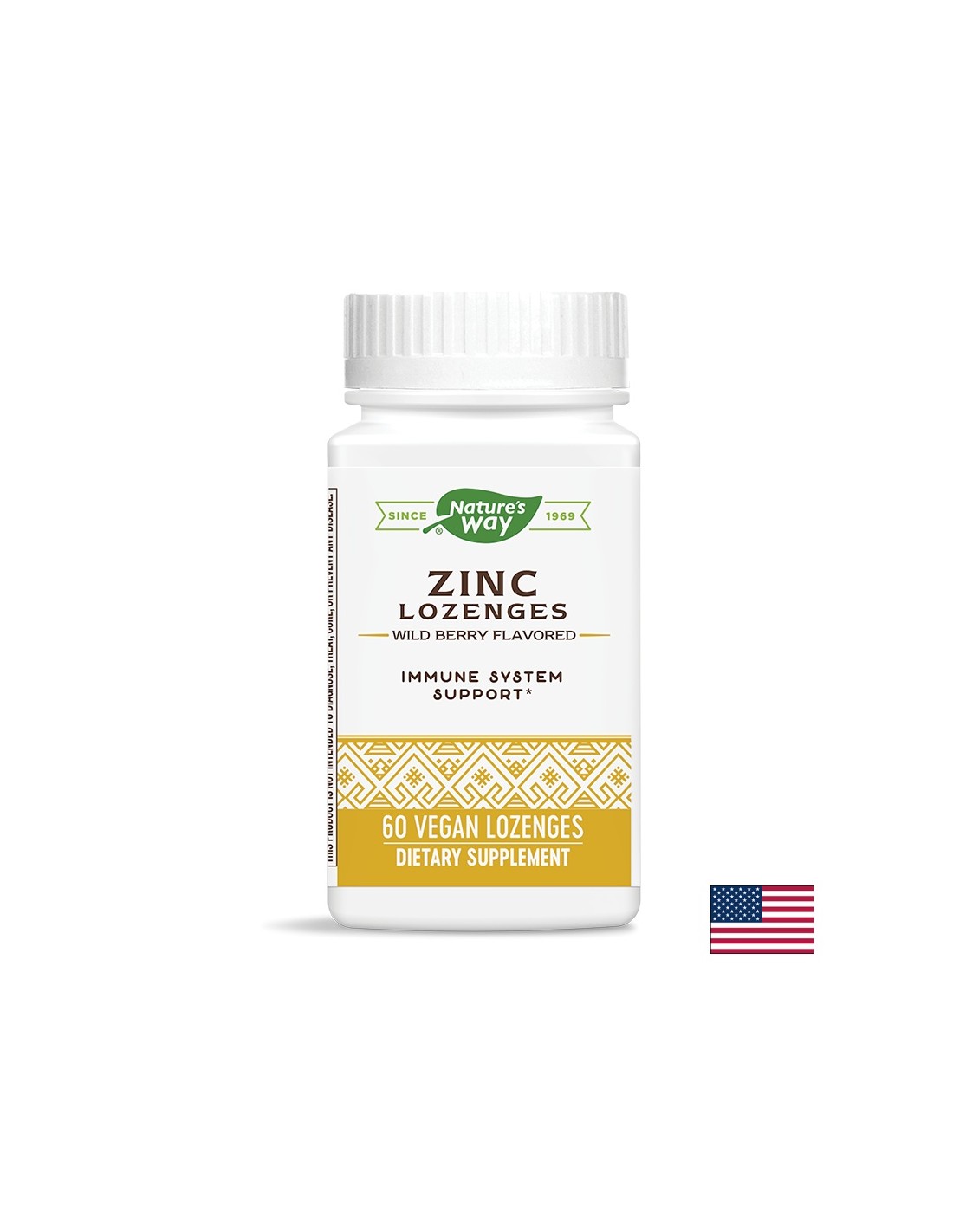 Zinklachen mit Echinacea und Vitamin C - 60 Tabletten