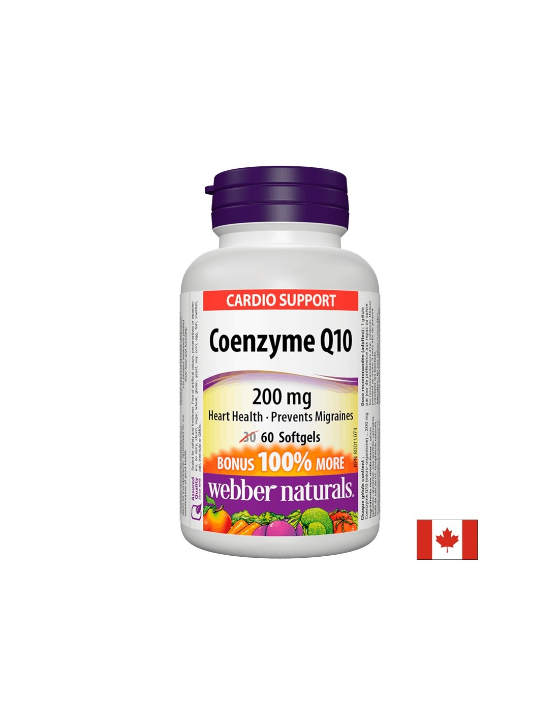 Coenzym Q10, 200 mg, 60 Softgel -Kapseln