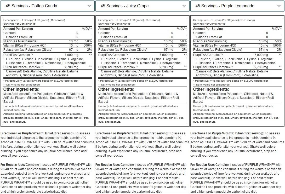 Lila Zorn - 542 Gramm