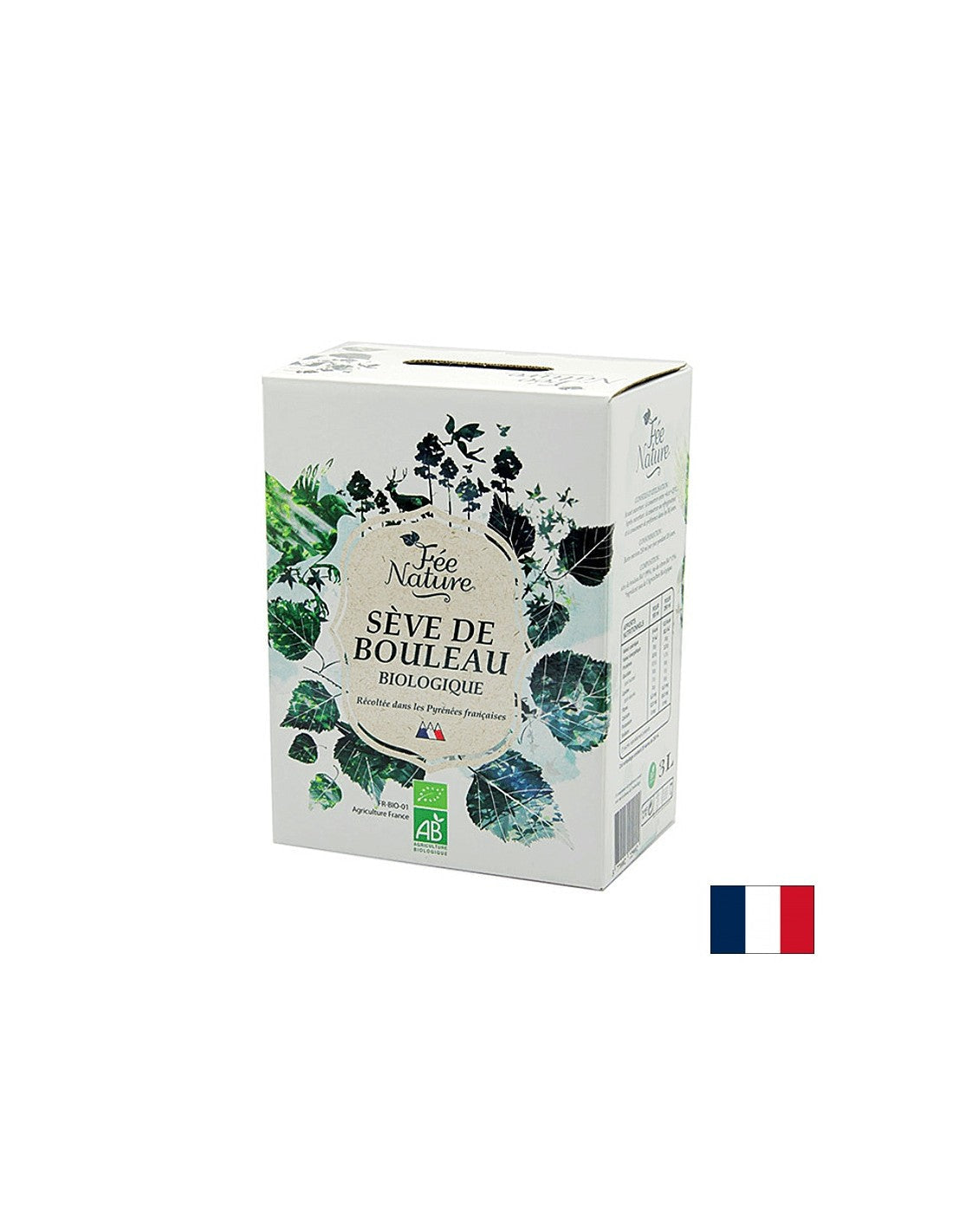 Bio -Birkensaft aus den Pyrenäen - Entgiftung, Ton, starke Immunität, 3 Liter