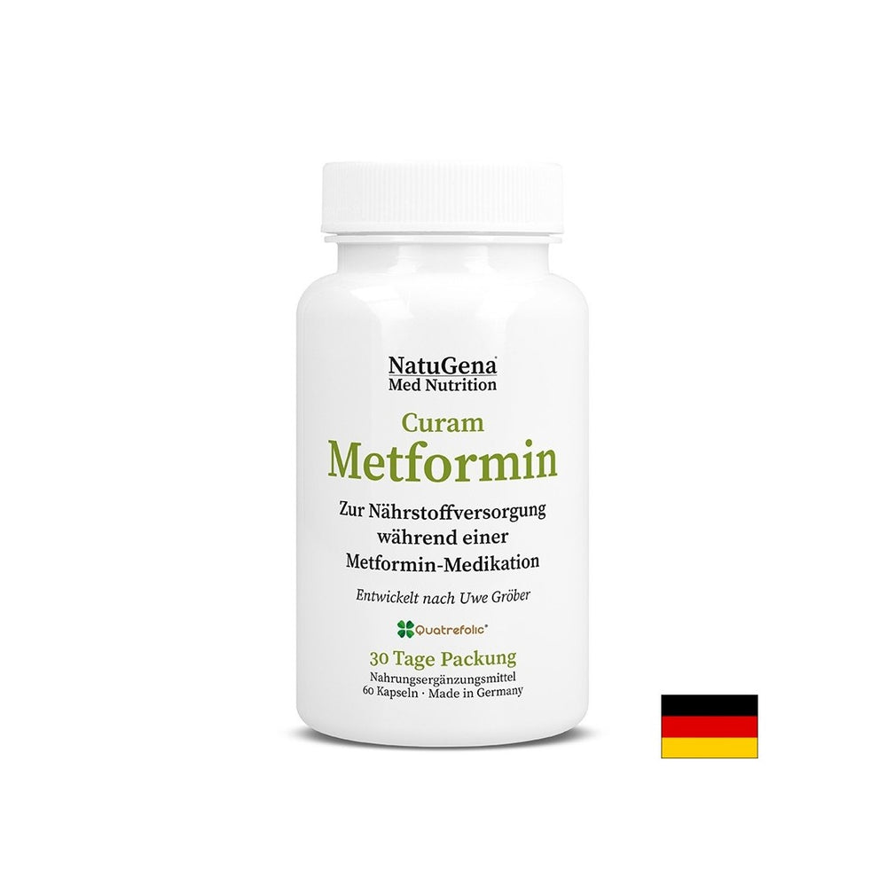 Curammetformin (Vitamine und Mineralien zur Unterstützung von Blutzucker) x 60 Kapseln