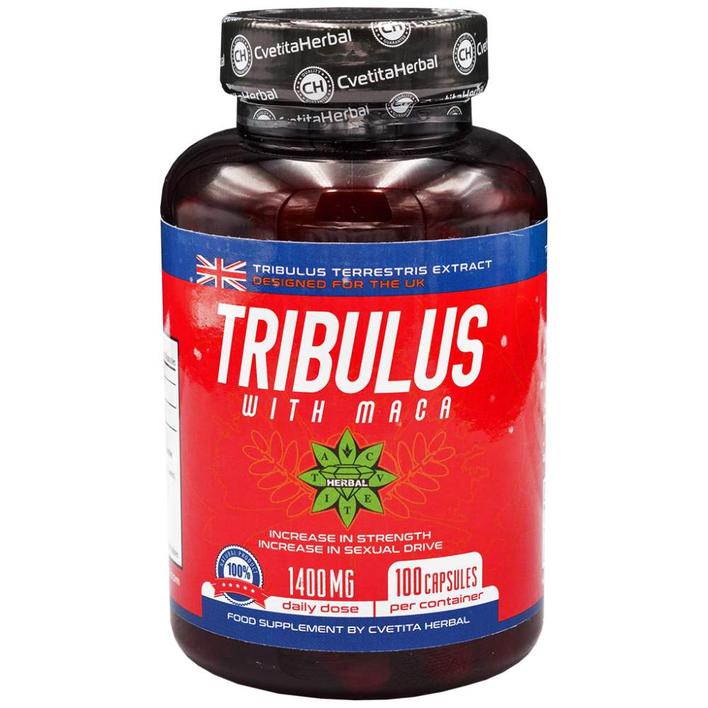 Tribulus mit Maca 1400 mg - 100 Kapseln