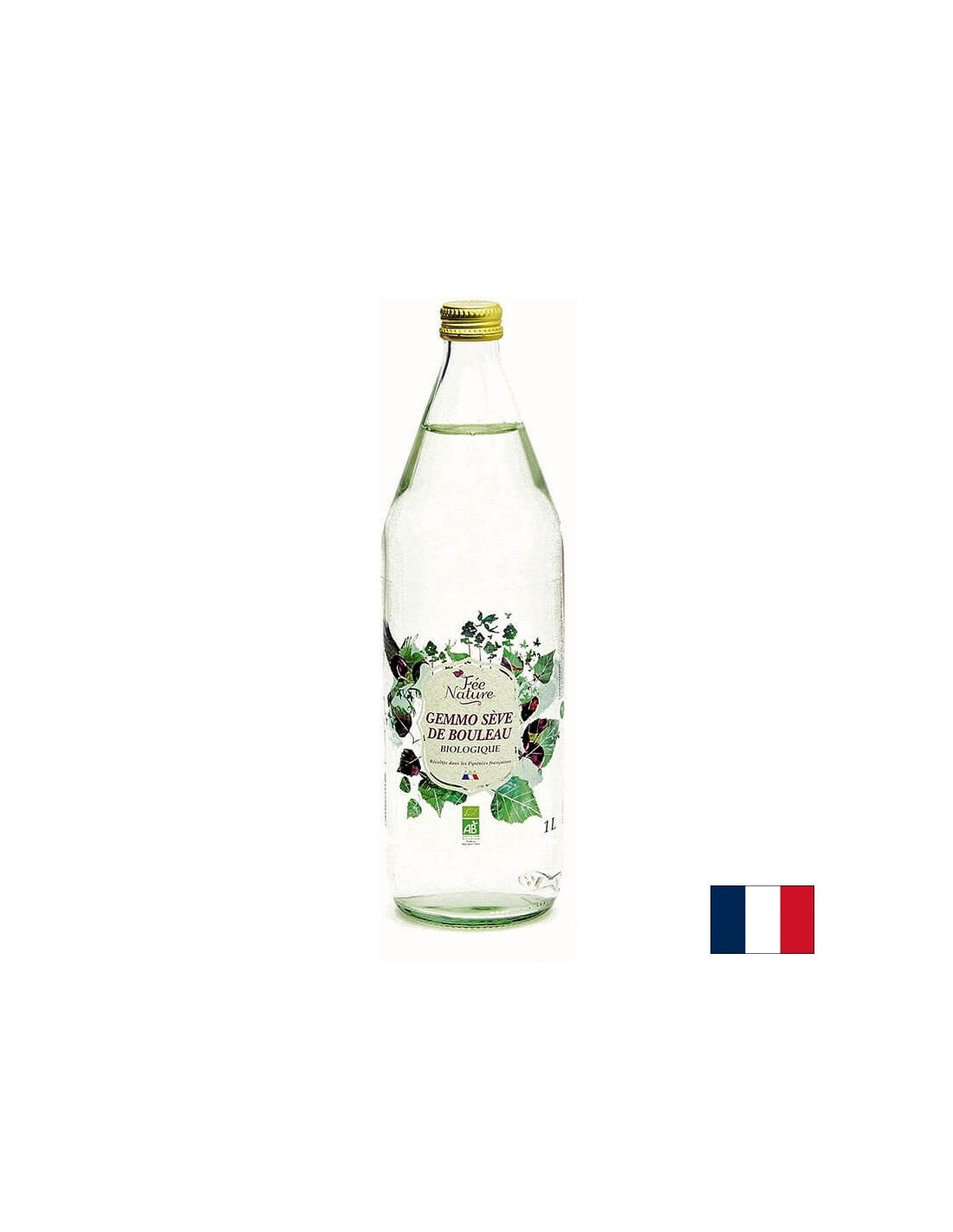 Bio -Pyrenäen -Birkensaft & Schwarz Johannisstromsaft - Entgiftung, Immunität und Herzgesundheit, 1 Liter