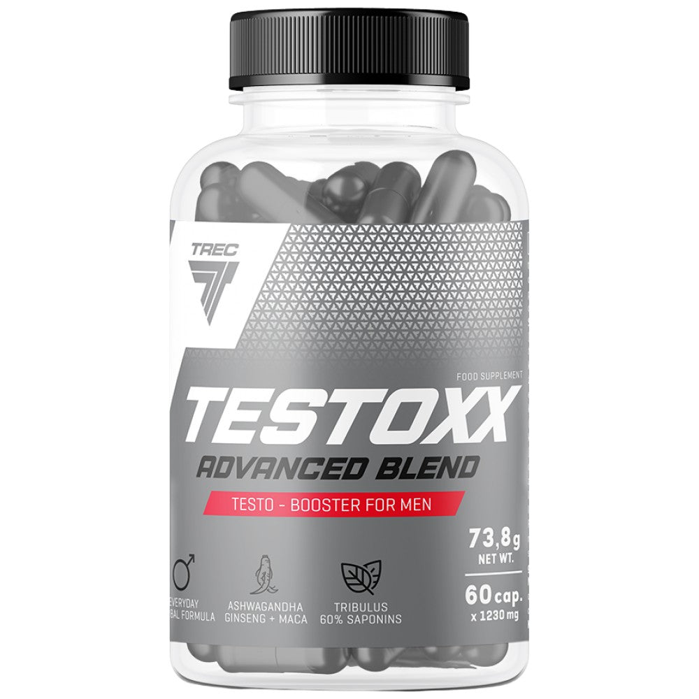 Testoxx Advanced Blend | Kräuterformel für Männer - 60 Kapseln