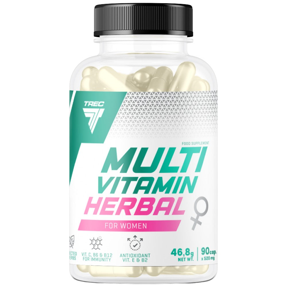 Multi -Vitamin -Kräuter für Frauen - 90 Kapseln