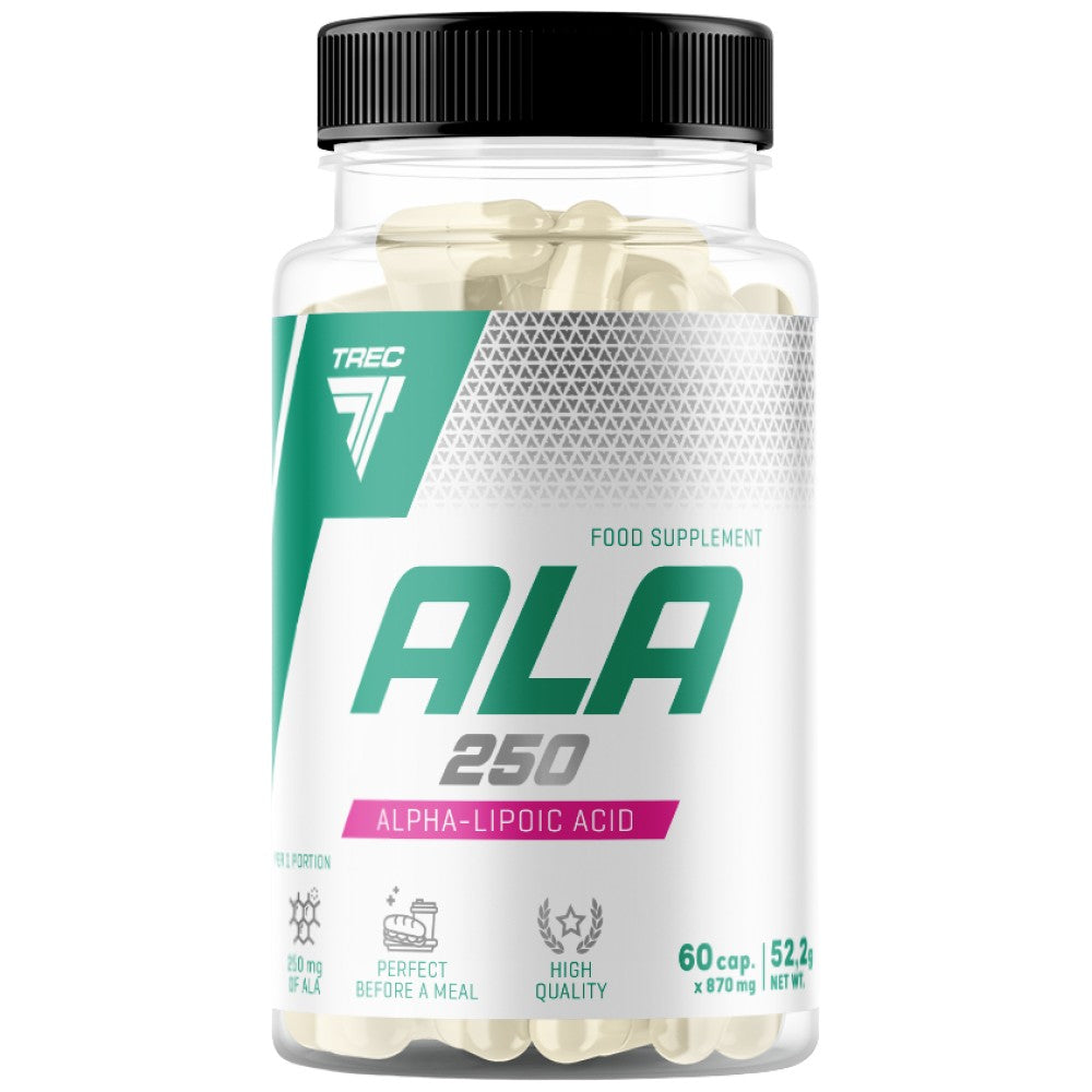 Ala 250 | Alpha -Liponsäure 250 mg - 60 Kapseln