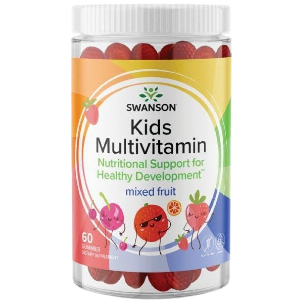 Kinder Multivitamin Gummies | Gemischte Früchte - 60 kaubare Tabletten