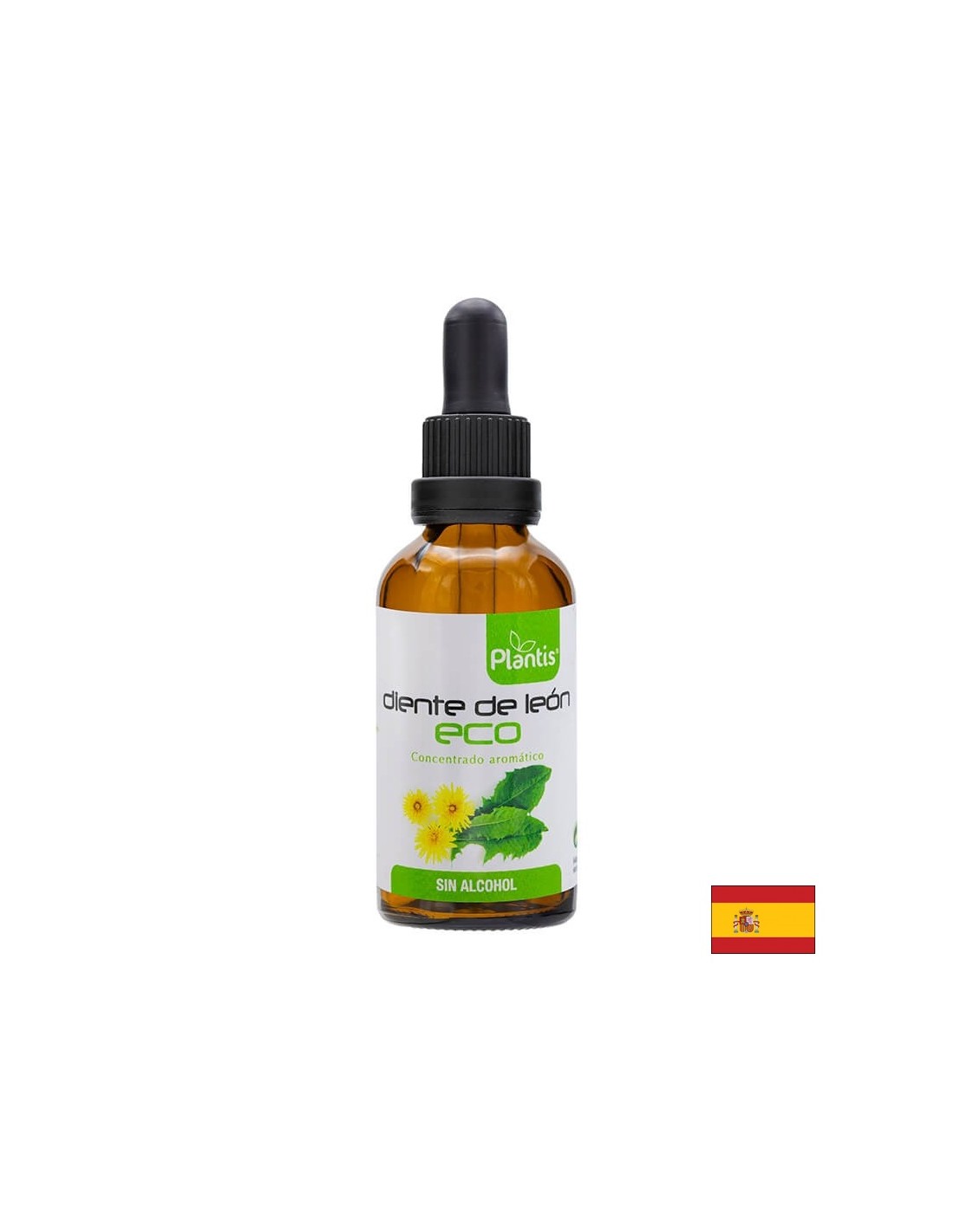 Löwenzahn - Diuretikum und Hepatoprotektiv - Diente de Leon Eco Plantis®, Tinktur ohne Alkohol, 50 ml