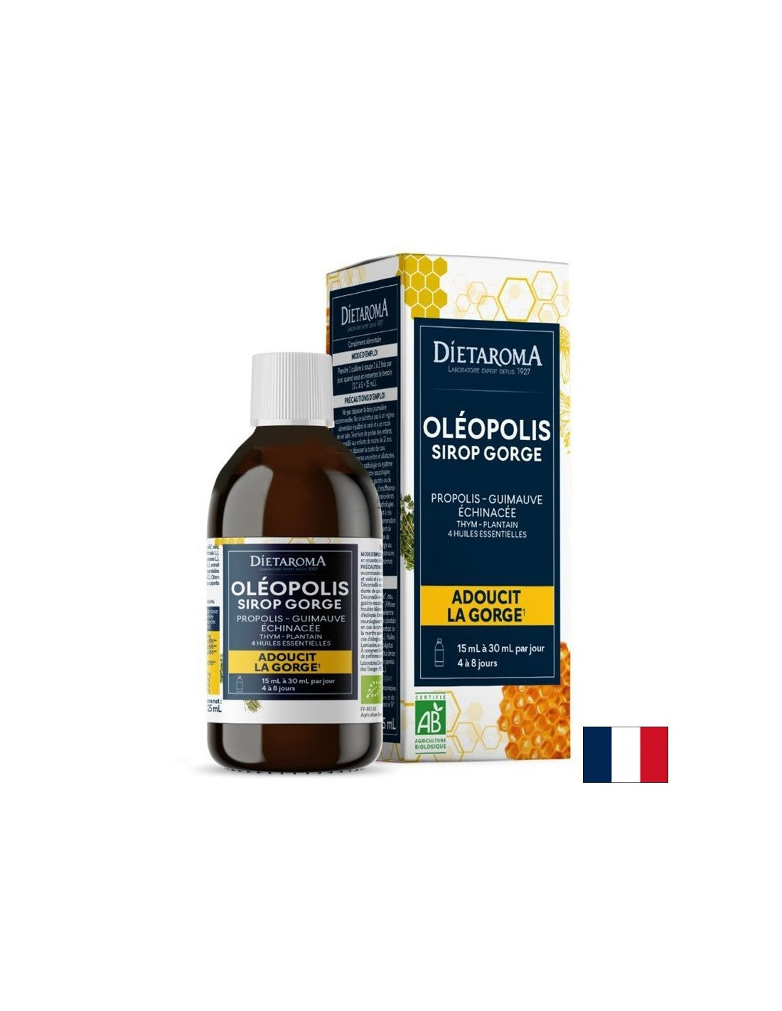 Atmungssystem - Oleopolis (Kräutersirup mit Propolis und ätherischen Ölen), 125 ml