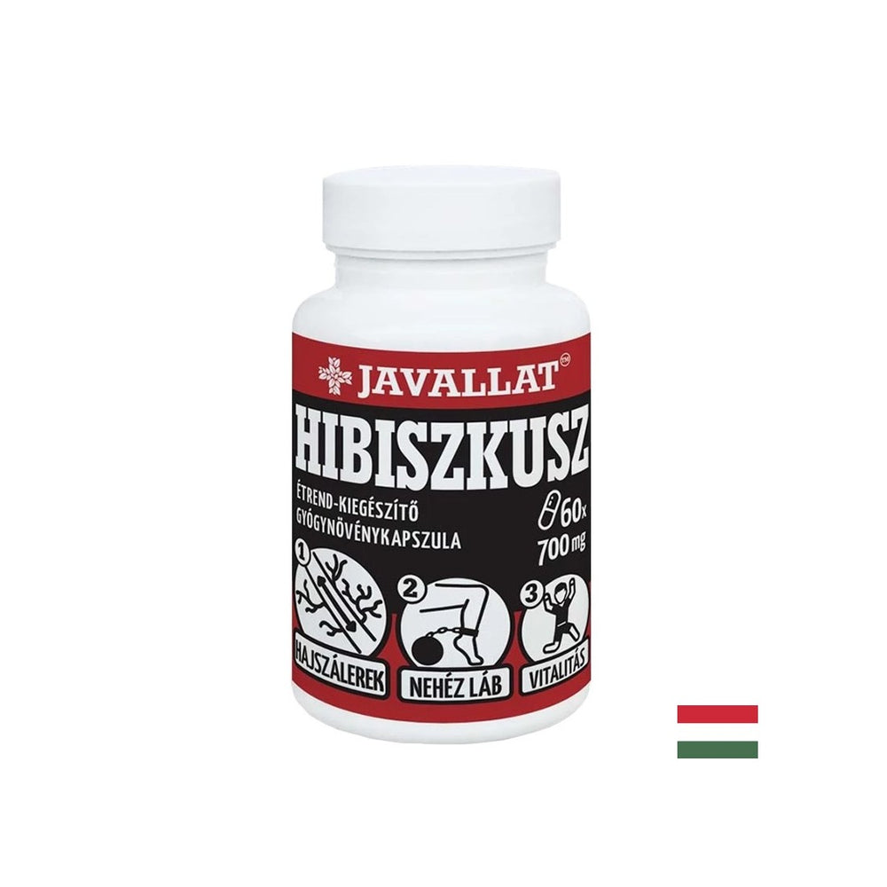 Gute Durchblutung und venöse Gesundheit - Hibiskus, 700 mg x 60 Kapseln