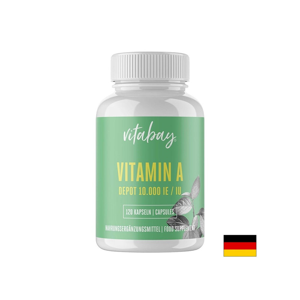 Gute Sicht und starke Immunität - Vitamin A, 10.000 IU x 120 Kapseln