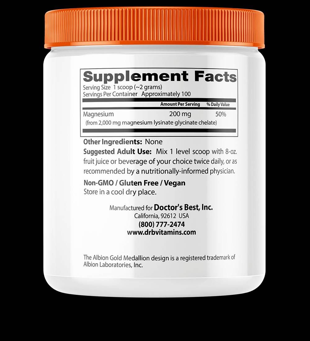 Beste Hochabsorptionsmagnesiumpulver mit TRAACs - 200 Gramm