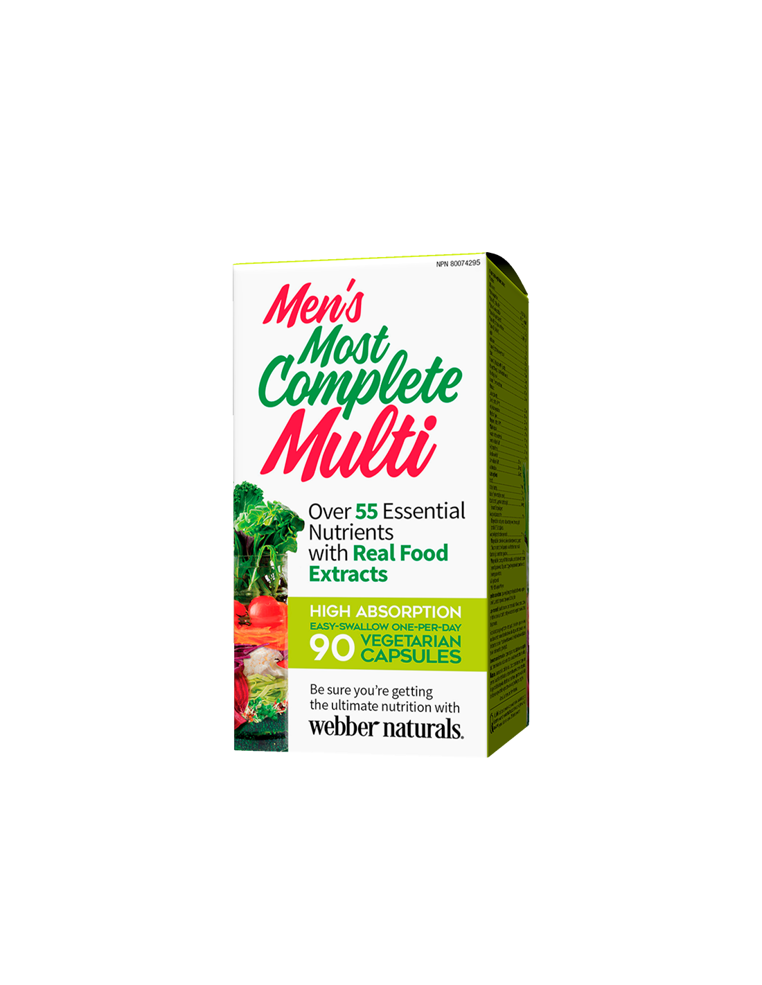 Multivitamin für Männer – Men's Most Complete Multi, 90 Kapseln <tc>Webber Naturals</tc>