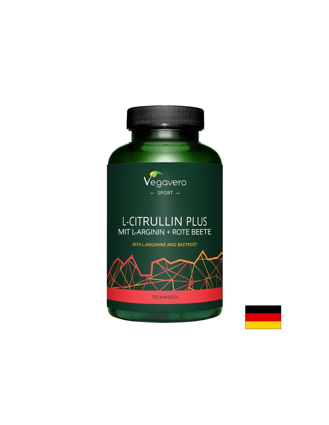 Energie-L-Citrullin + L-Arginin und Rote Beete, 120 Kapseln