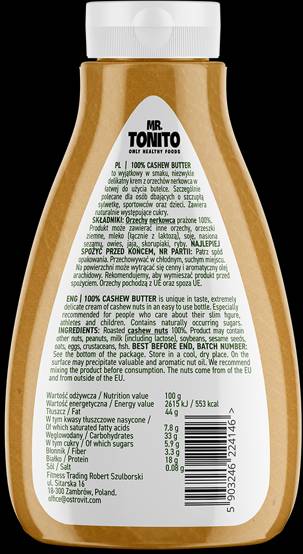 Mr. Tonito / Cashew Butter glatt 400 Gramm