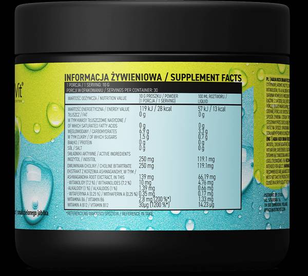 Aqua Kick / Advanced Hydratation - Gehirnfokus - 300 Gramm