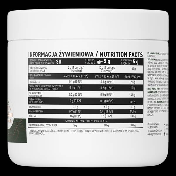 Kakaofaser / Gemüse 150 Gramm