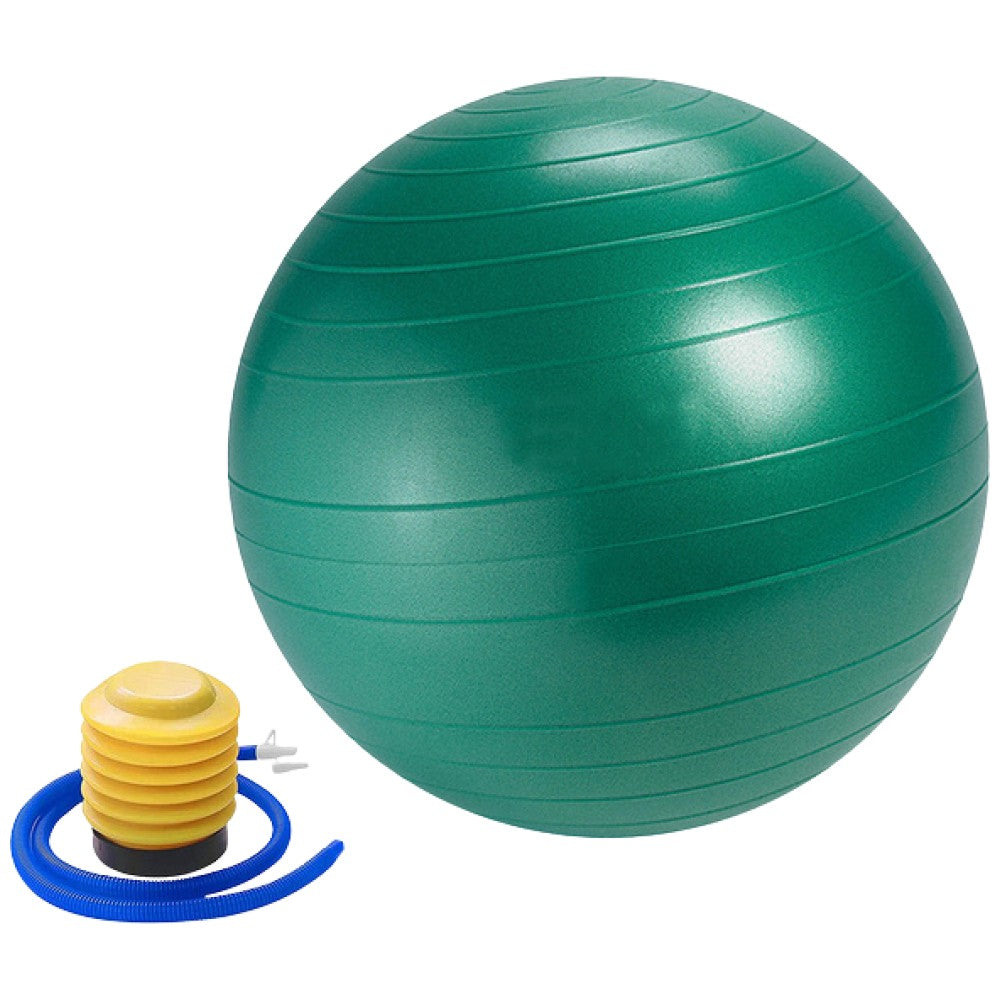 Gymnastic Ball mit einer Pumpe 65 cm | Fitnessball mit Pumpe