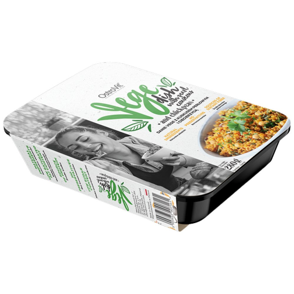 Vege Dish mit Perlen Couscous und Kichererbsen | Mahlzeit 280 Gramm