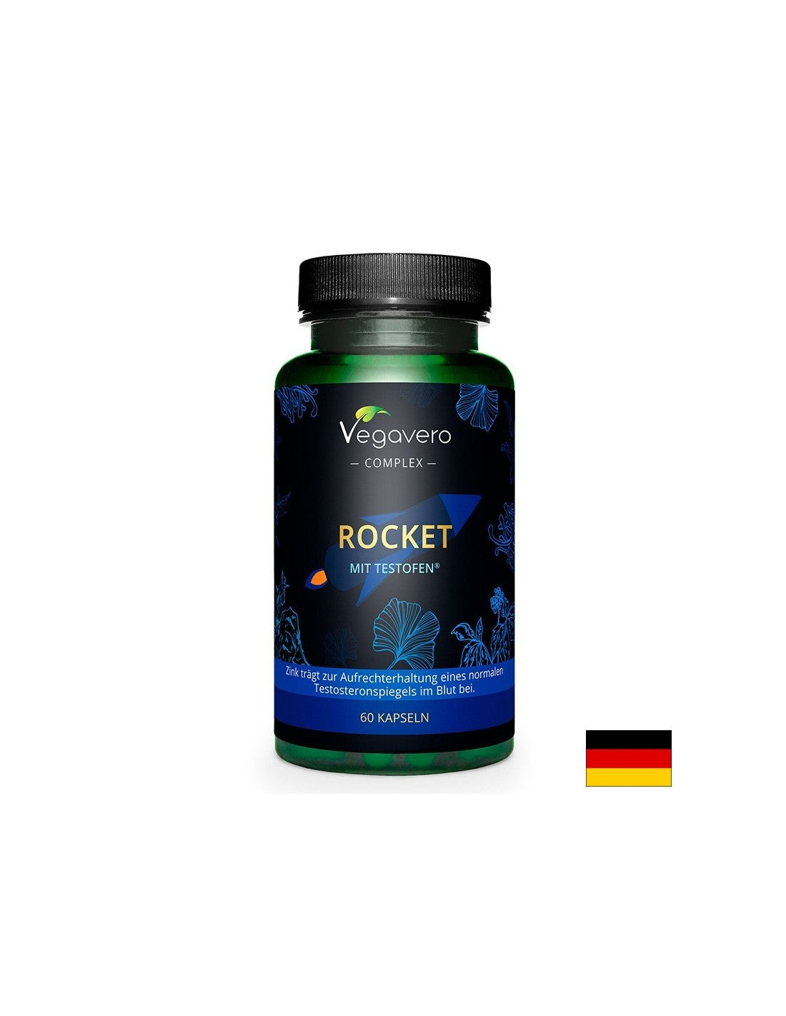 Männliche Libido -Unterstützungsformel, 60 Kapseln