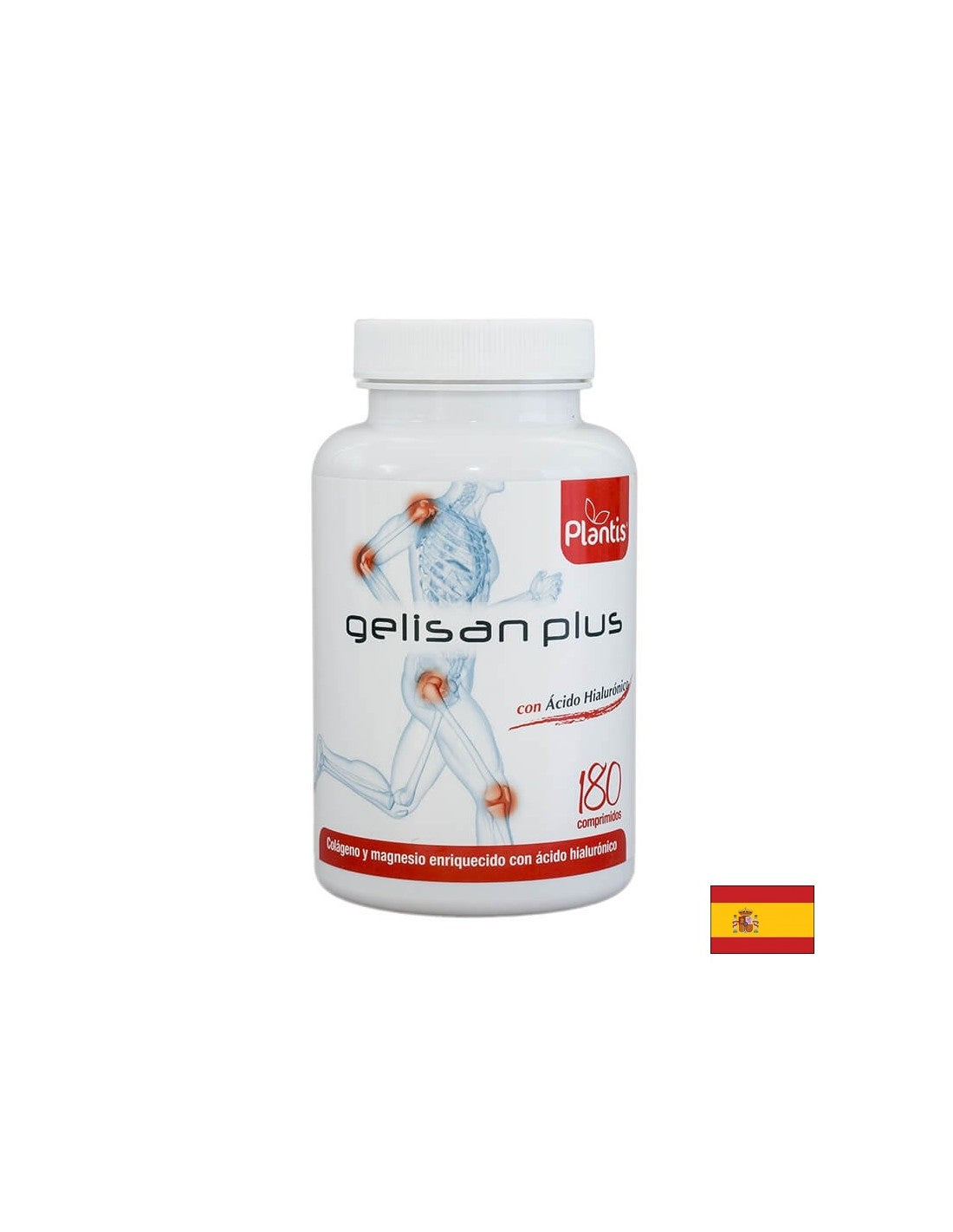 Kollagen, Hyaluronsäure und Magnesium - Knochen und Gelenke - Geli<tc>san</tc> Plus Plantis®, 180 Tabletten