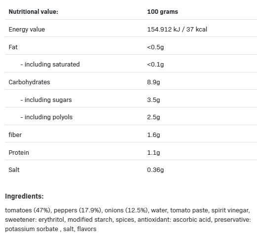 F ** King Lecker Salsa Mexicana - 350 Gramm