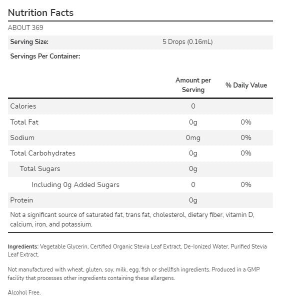 Bessere Stevia® Flüssigkeit | Glycerin - 237 ml