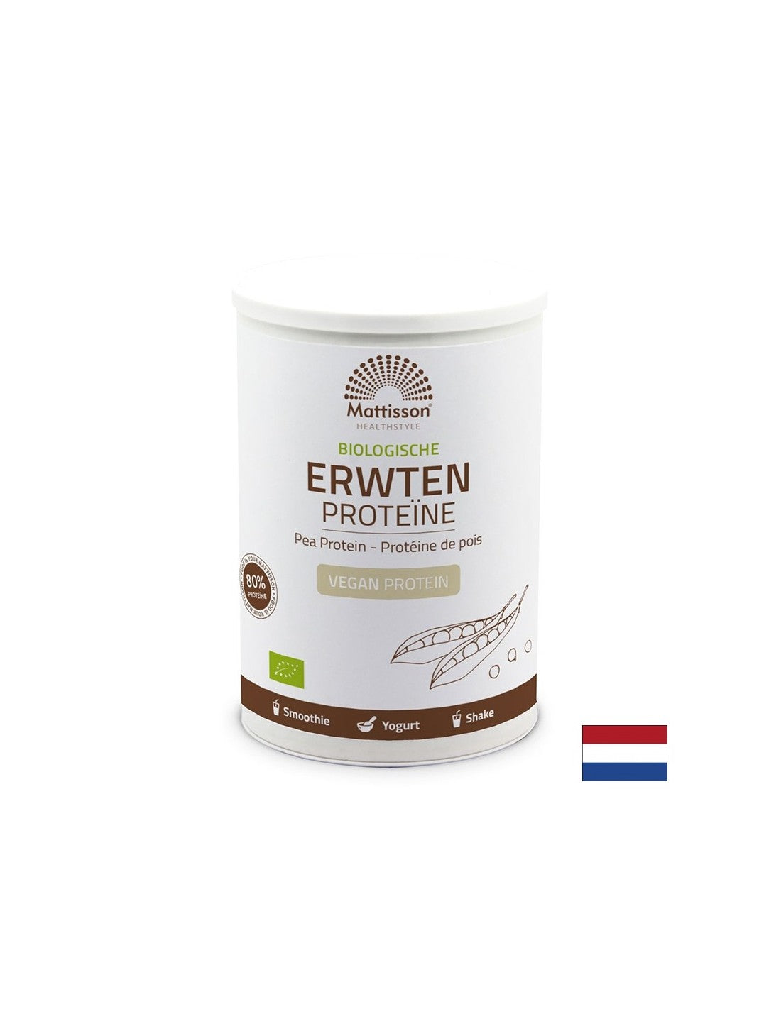 Erbsenprotein Bio, 350 g Pulver