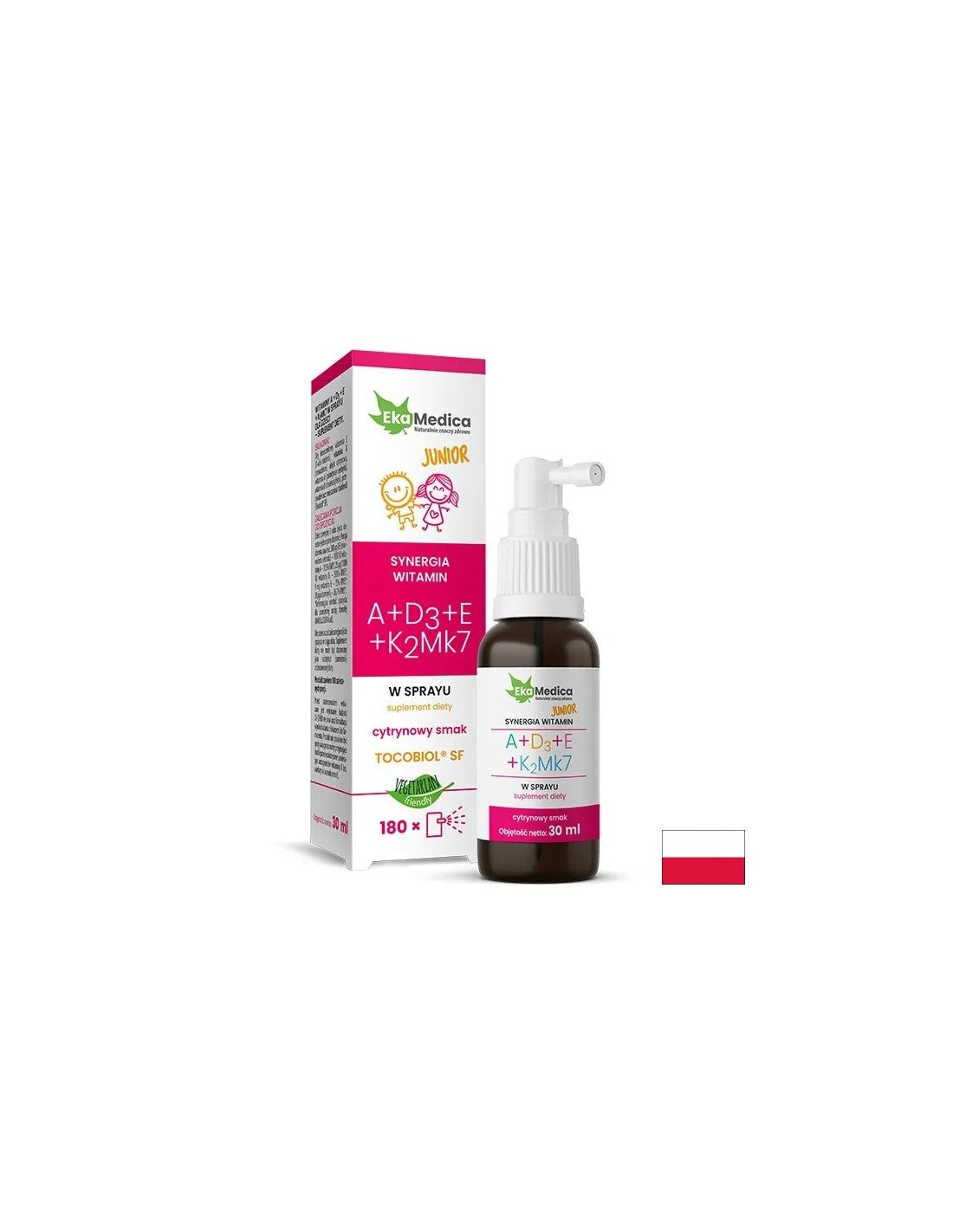 Knochenpflege - Vitamine A + D3 + E + K2, 30 ml, Oralspray, 180 Dosen