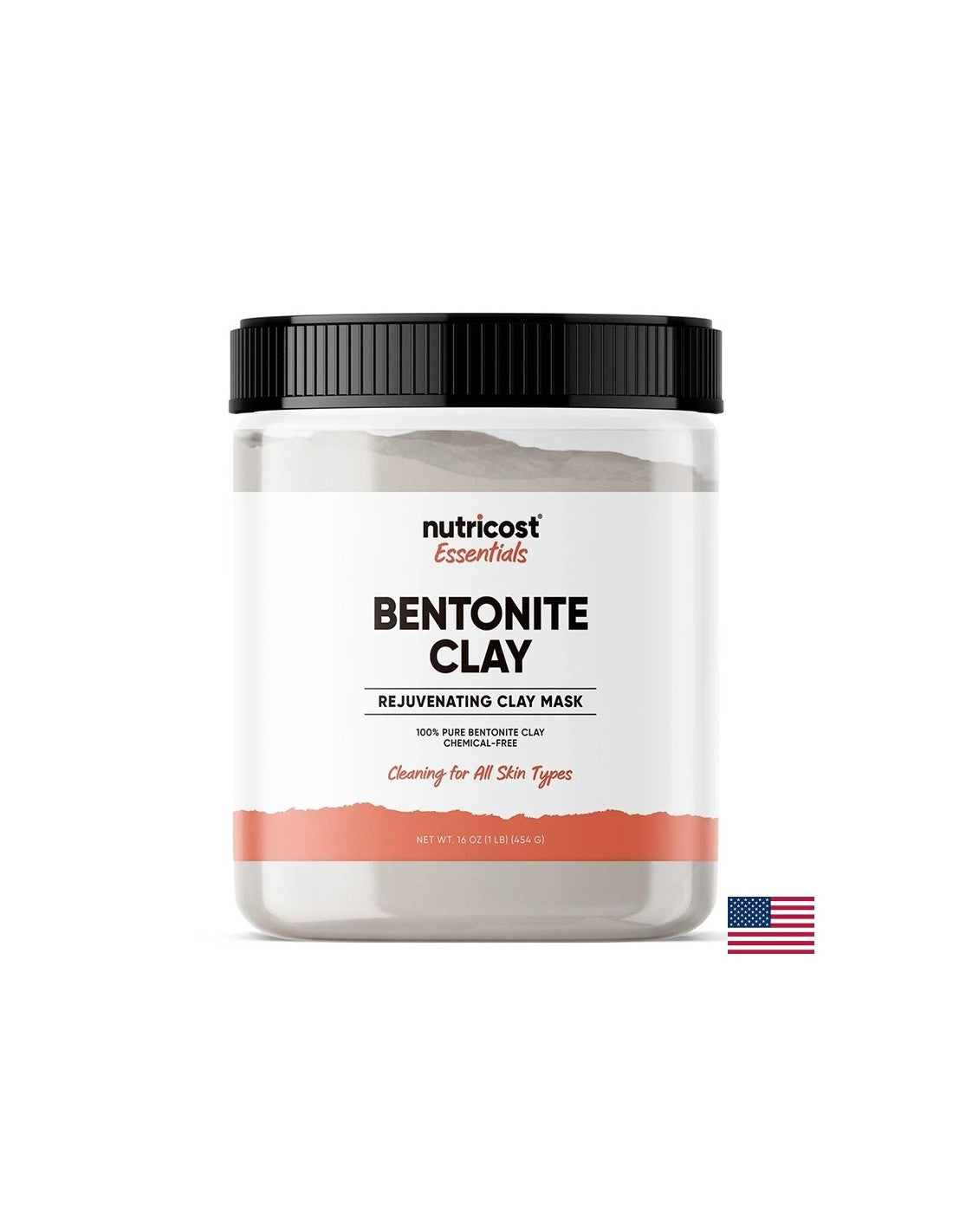 Hautpflege - Ton (Bentonit), Gesichtsmaske, 454 g Pulver