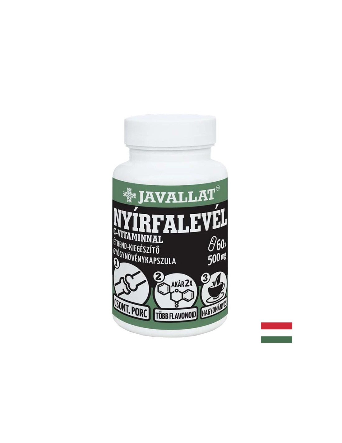 Haut- und Gelenkpflege - weißer Birke (Blatt) + Vitamin C, 60 Kapseln