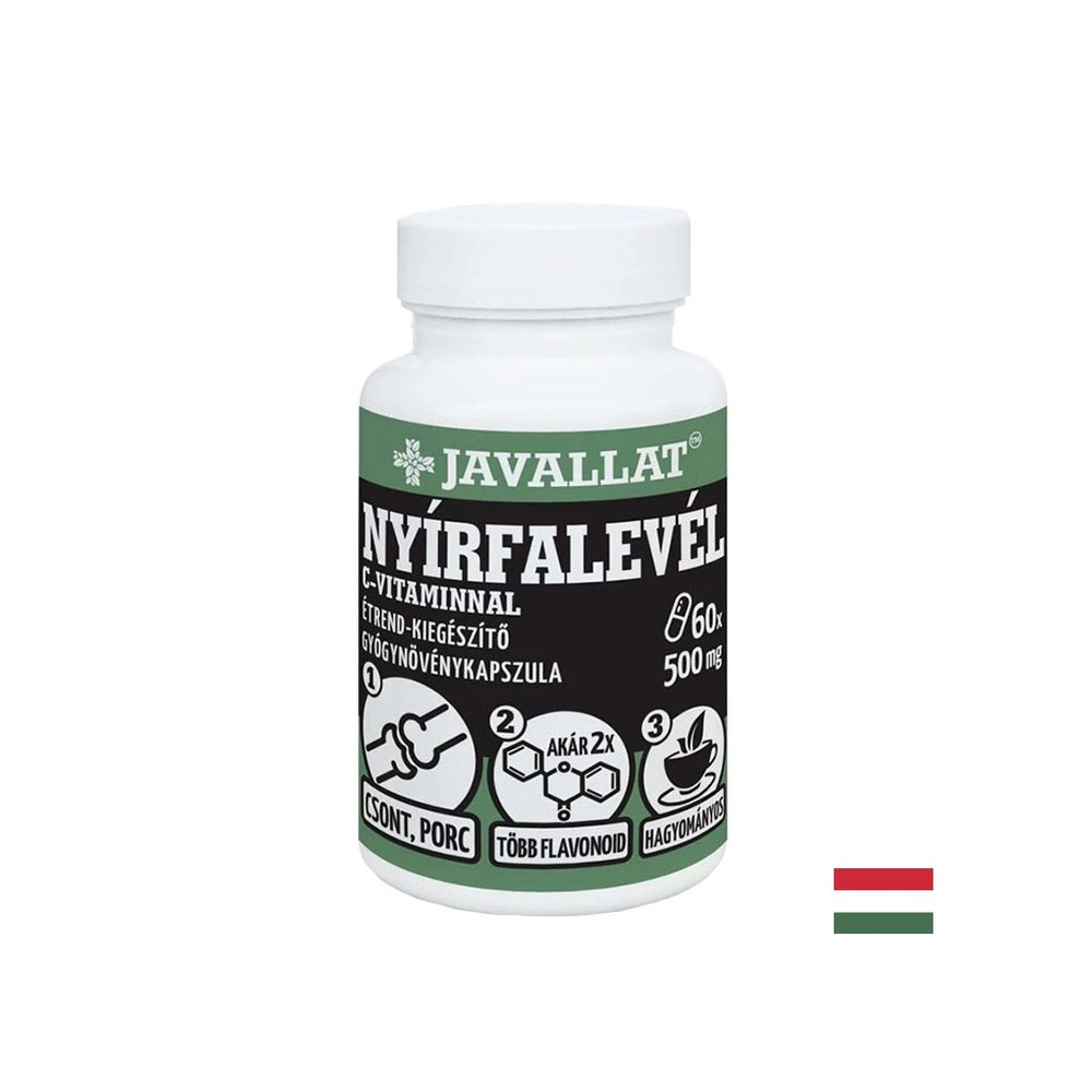 Haut- und Gelenkpflege - weißer Birke (Blatt) + Vitamin C, 60 Kapseln