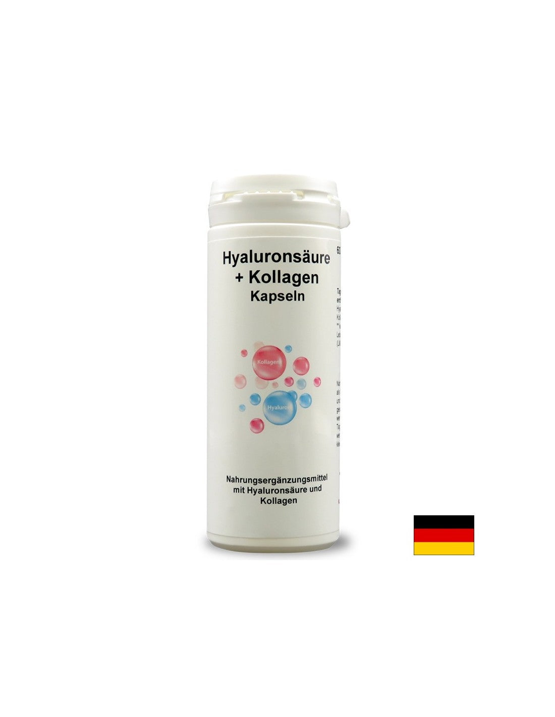 Haut- und Gelenkpflege - Hyaluronsäure + Kollagen, 60 Kapseln