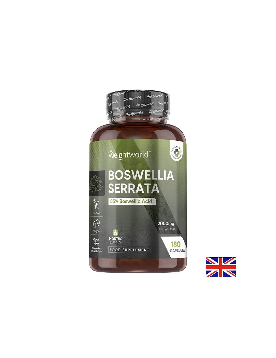 Gemeinsame Pflege - Boswellia, 2000 mg x 180 Kapseln