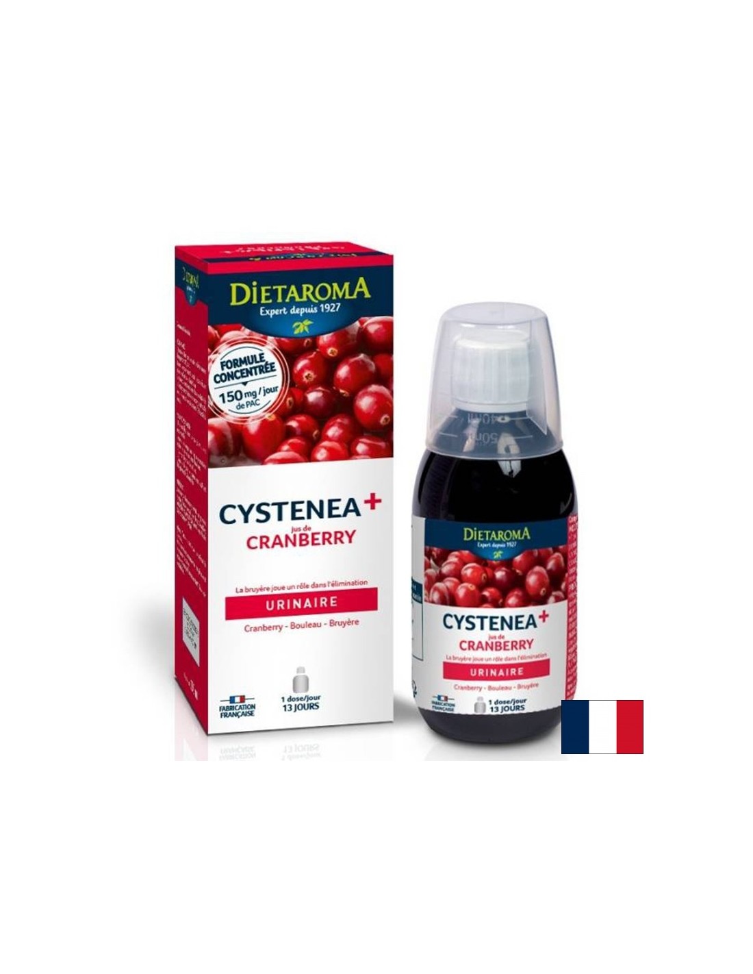 Harnwegspflege (Cranberry, weißer Birke und Heather) Cysténéa +, 200 ml