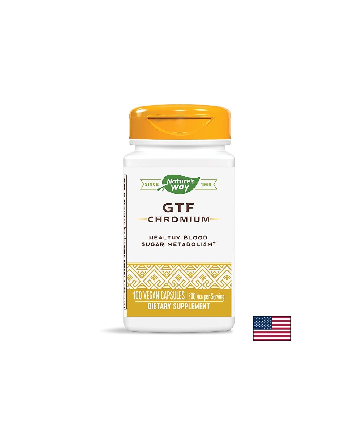 GTF -Chrom 200 MCG - 100 Kapseln