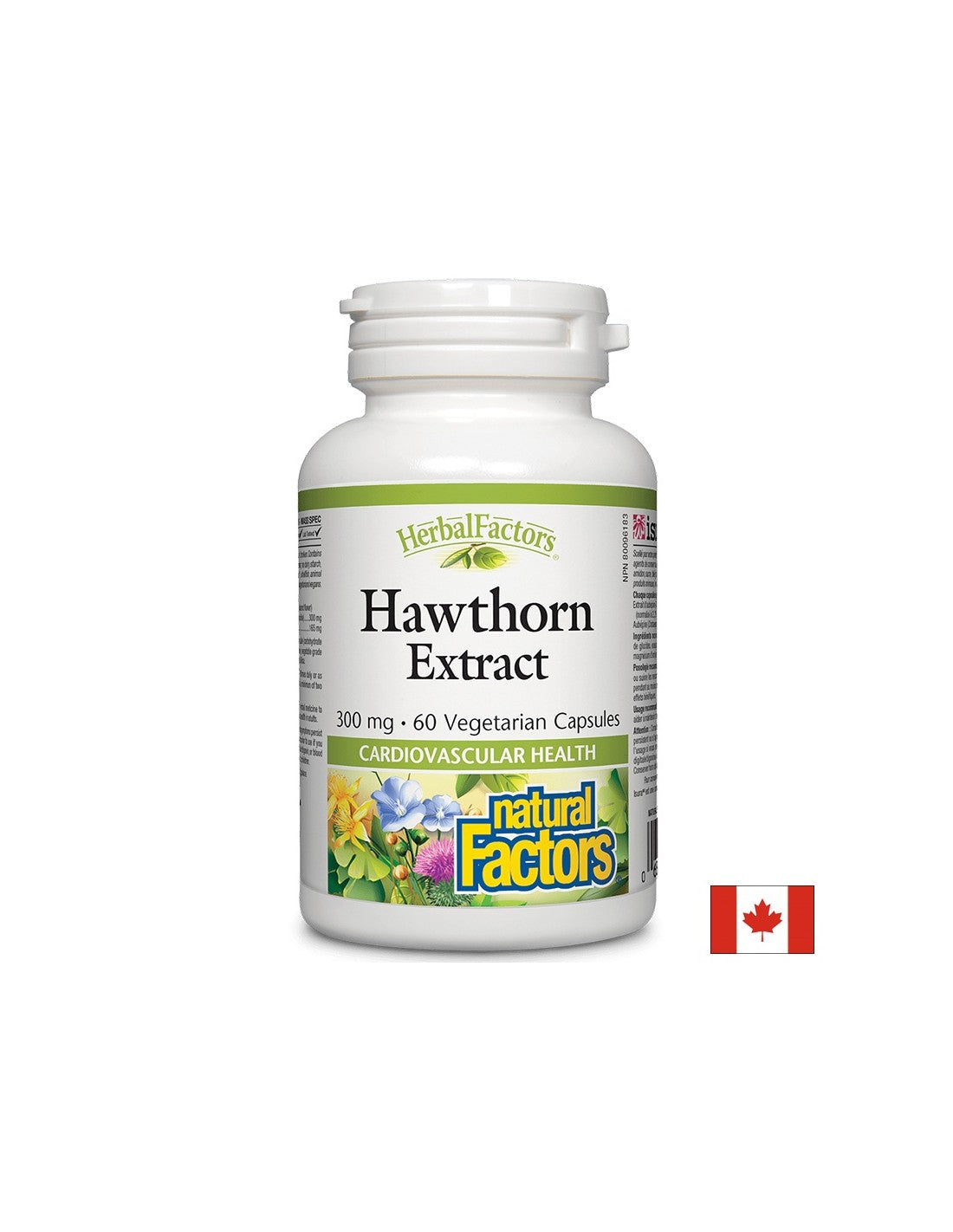 Hawthorn - Stärke für das Herz, Balance für das Nervensystem, 465 mg, 60 Kapseln