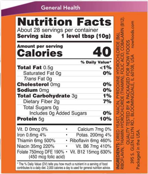 Ernährungshefepulver - 284 Gramm