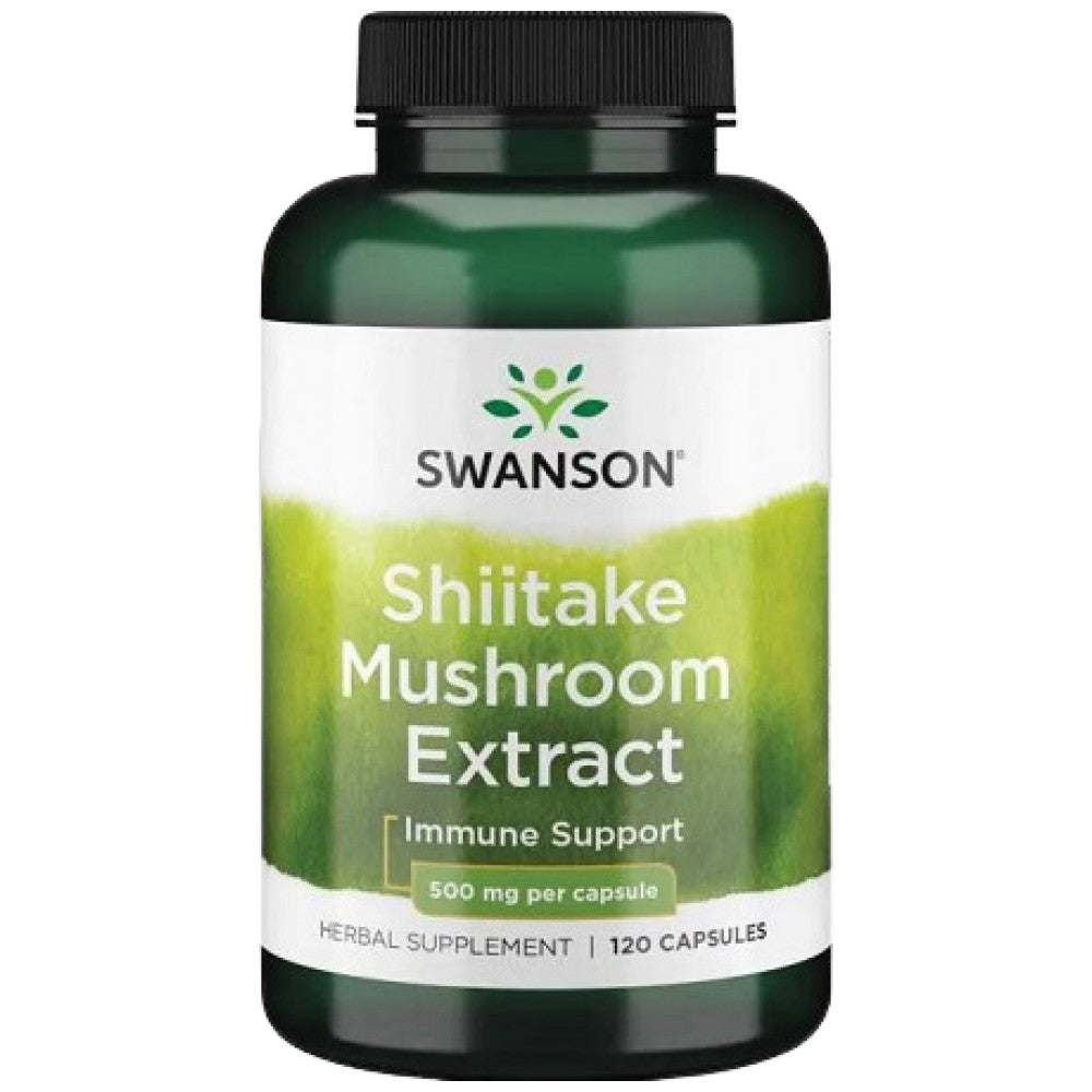 Shiitake Pilzextrakt 500 mg 120 Kapseln