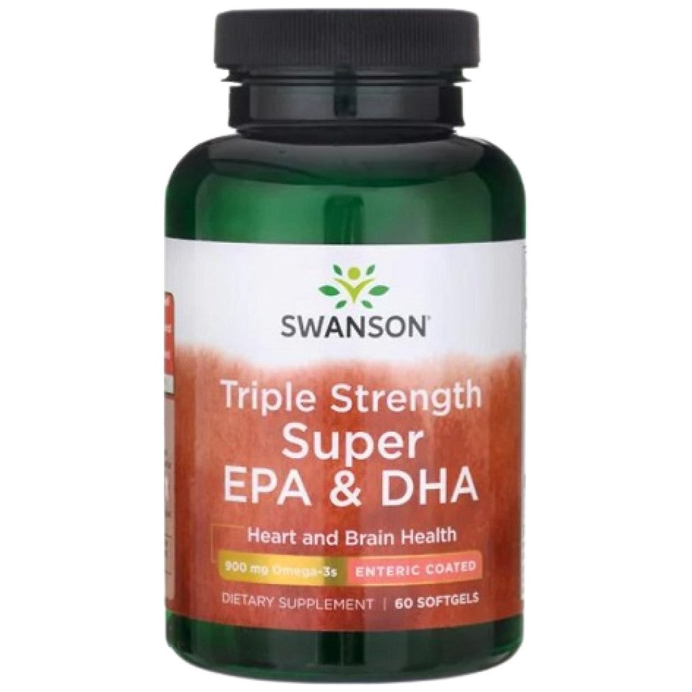 Dreifache Stärke Super EPA und DHA 900 mg 60 Softgele