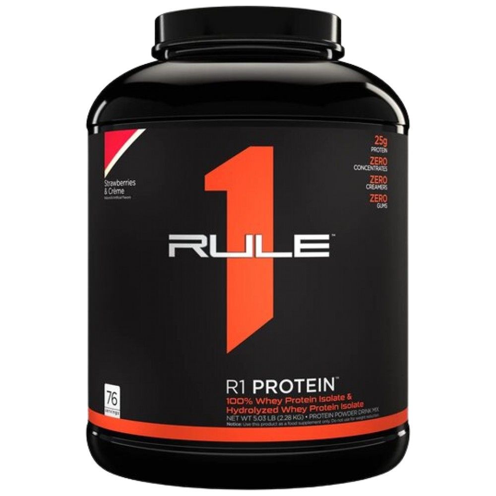 R1 Protein | 100% Molke -Isolat & Molkehydrolyzat - 2196-2280 Gramm